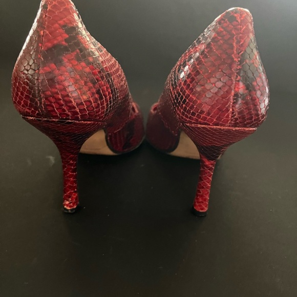 Charles David Python Heels I Color: red I Size: 8.5 - Picture 2 of 6